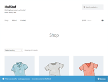 Tablet Screenshot of mufstuf.com